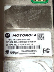 MOTOROLA XTS2500 Model II UHF 450-520Mhz Radio H46SDF9PW6BN No Antenna