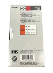Sony ES T-160 Repeated Taping Up To 8 Hours Recording VHS NEW SEALED Lot Of 2