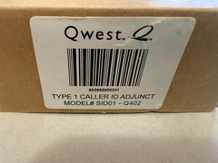 Type 1 Caller ID Model #SID01-Q402 White Flat Panel -works w/Qwest + most others