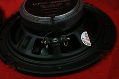 Kenwood KFC-1666R 6.5 inch 300W Max 2-Way Speakers, NEW, #N1