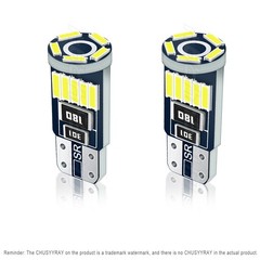 T10 LED License Plate Light Bulbs ×10 Super Bright White 168 2825 194