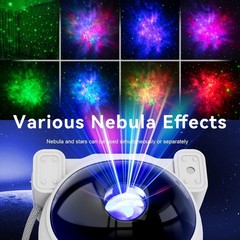 Enchanting Star Projector with Timer & Adjustable Nebula for Kids’ Rooms