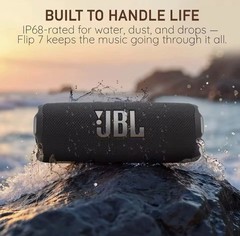 JBL Flip 7 Portable Bluetooth Speaker Black USB-C New In Box