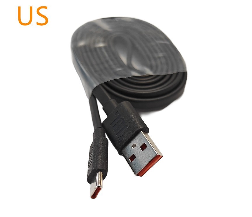 4Ft TYPE C USB-C flat cable For JBL Pulse Flip 6 charge 4/5 Clip 5 GO 3 Speaker