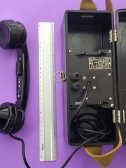 Vintage Soviet Military Field phone TA-2 1975 USSR Russia Телефон полевой