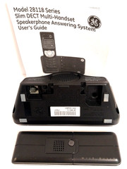 GE 28118FE1 Single Line Cordless Phone 6.0 Digital Ultra Slim – In Open Box