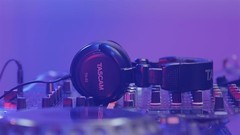 TASCAM TH-02 Professional Studio Monitor Headphones, Wired, Over Ear — for Recor
