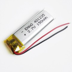 3.7V 150mAh Lipo Rechargeable Battery 401235 For MP3 Bluetooth Bracelet Selfie