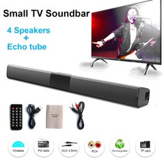 Surround TV Sound Bar System 4 Speaker Wireless Bluetooth Subwoofer Home Theater