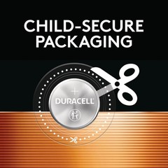 Duracell 2032 Lithium Battery CR2032 3V | 4-Count Pack | Child Safety Features