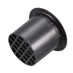 uxcell 52.8mm X 52mm Speaker Port Tube Subwoofer Bass Reflex Silver