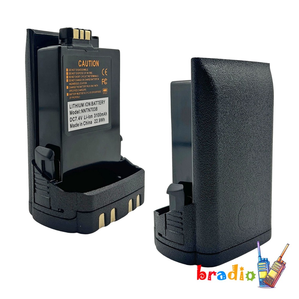 Lot2 USB-C NNTN7038 3100mAh Battery For APX6000XE APX7000XE APX8000XE Radio