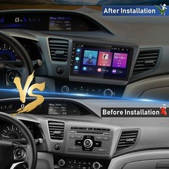 For 2012-2015 Honda Civic Android 12.0 Car Stereo Radio FM WIFI Navi GPS BT 32GB