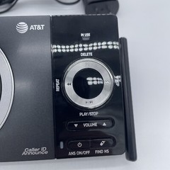AT&T 2 Handset Cordless Phone Answering System w/ Call Blocker CL82419