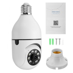 1/2/4x E27 5G Smart Bulb Camera 1080P HD Video Two-way Audio Remote App Control