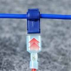 20Pcs Insulated 22-10 AWG T-Taps Quick Splice Wire Terminal Connectors No Solder