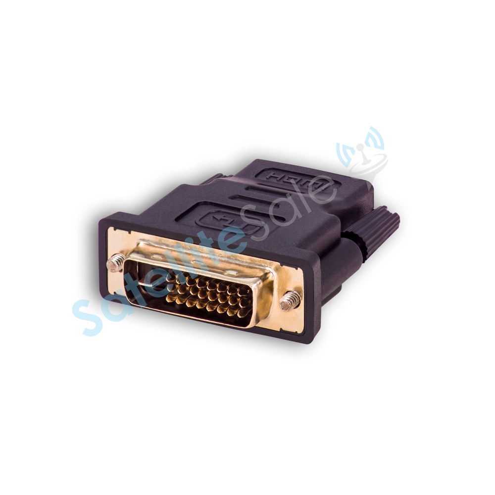SatelliteSale Male DVI to Female HDMI Adapter 1080p Full HD PVC Converter