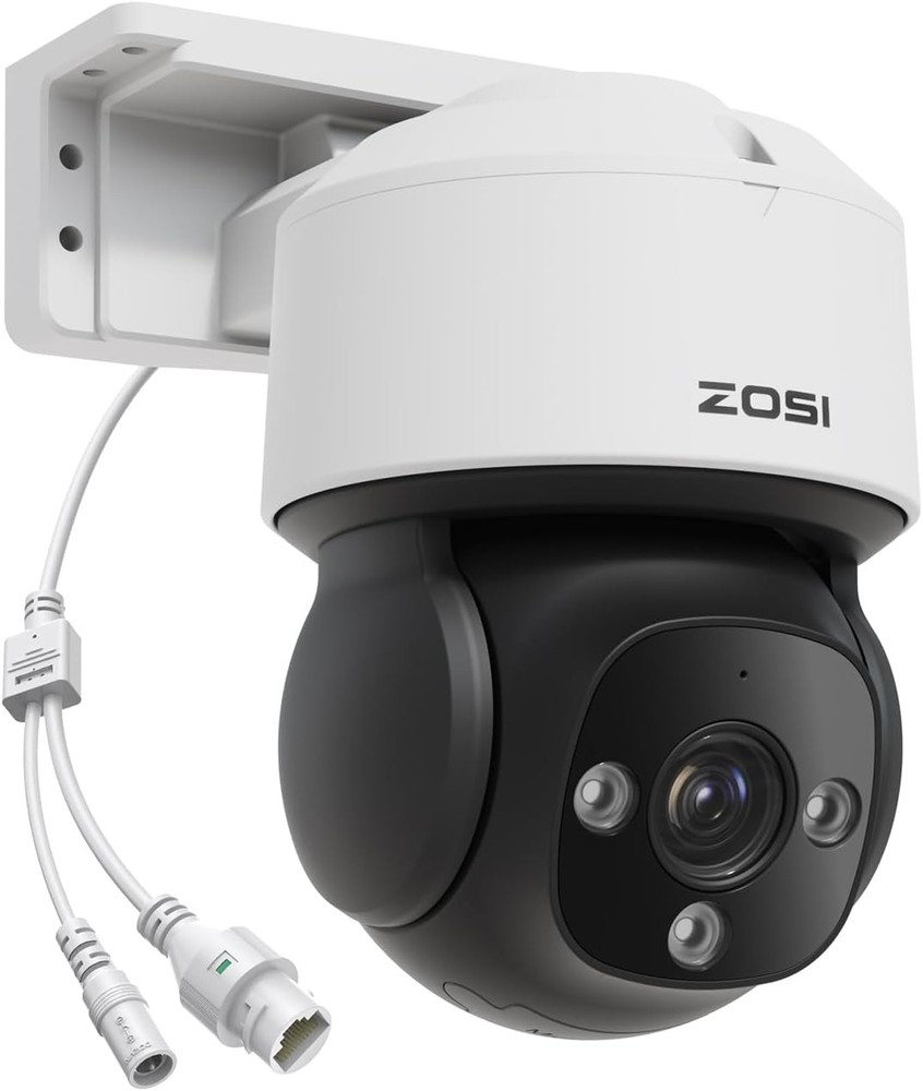 ZOSI 4K 8MP PoE Add-on Camera Person Vehicle Detect 2 Way Talk For ZOSI PoE NVR
