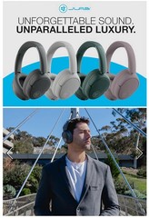 JLab JBuds Lux Active Noise Cancelling Bluetooth Headphones Cloud White