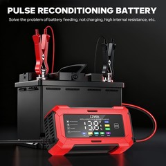 12V 24V 8A Car Battery Charger Smart Automatic Pulse Repair Starter AGM/GEL NEW