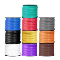 18 AWG Primary Automotive Wire 10 Roll Assorted CCA Cable 100 Ft Each