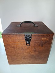 GENERAL CONCORD PRECISION CAPACITOR 722-ME, S/N 9132, 1962 U.S.A., IN WOODEN BOX
