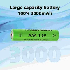 4Pcs 1.5V 3000mAh AAA Rechargeable Batteries LED Light Battery Alkaline US