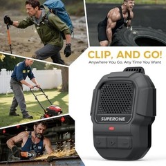 SUPERONE 【2026 Upgrade】 Wearable Bluetooth Speaker Clip On Free Shipping