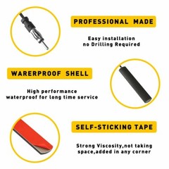 Car AM FM Radio Stereo Hidden Antenna Stealth For Vehicle Truck Motorcycle Boat