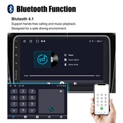 Rotatable 10.1” Android 15 Touch Screen Car Stereo Radio GPS Wifi Single 1 DIN