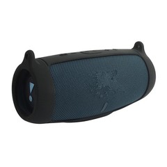 Black Silicone Case Cover for JBL Charge 5 Bluetooth Speaker Travel Protector/