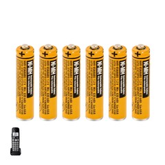 HHR-65AAABU AAA NI-MH Rechargeable Battery for Panasonic Cordless Phones 630mAh
