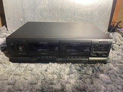 Magnavox MCB200 BK01 Dual Stereo Cassette Deck Dolby Parts Only Powers On