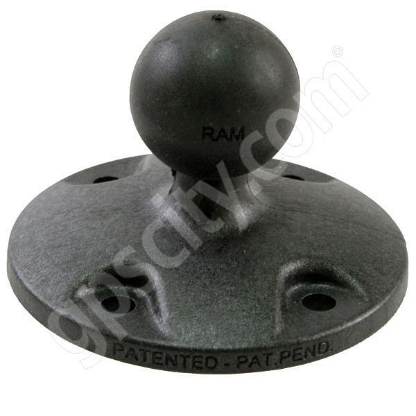 RAM Mounts 2.5″ Plastic Diameter Round AMPS Mounting Plate RAP-B-202U
