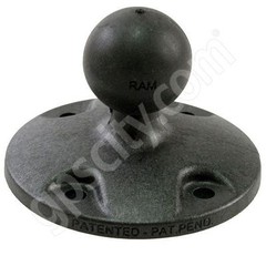 RAM Mounts 2.5″ Plastic Diameter Round AMPS Mounting Plate RAP-B-202U
