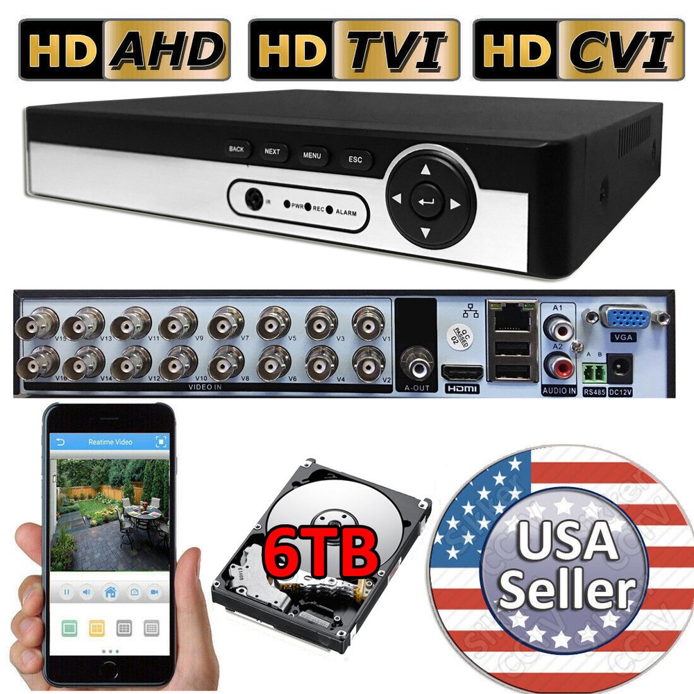 Sikker Standalone 4 8 16 32 channel DVR security camera recorder 1080P 4MP lot