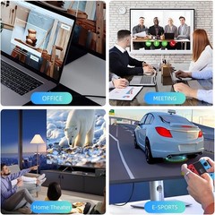 8K HDMI 2.1 Splitter 48Gbps with 3D Dolby Support for PS5 and Laptops