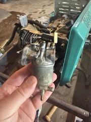 Vtg Onan K450 Generator Kh-1p osp63–2d Mcgraw Edison Part Repair Need Carburetor