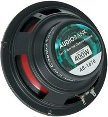 4X Audiobank 6.5″ 800 Watts Max Power 4-Way Red Car Audio Stereo Coaxial Speaker