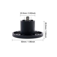 8 Pack Speakon Panel Mount Socket Round, 4 Pole Audio Speaker Jack Twist Lock Co