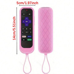 1Pc Silicone Protective Remote Control Cover For Roku TV Remote Holder Glow Case