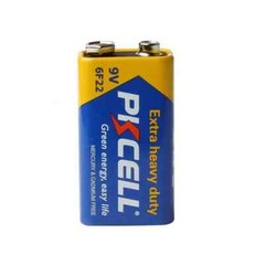 10 TEN PKCELL HEAVY DUTY 9V BATTERIES 9 VOLT 6F22 PP3 ZINC CARBON BRAND NEW