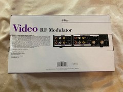 Radio Shack 4 Way RF Modulator PN 15-1215 NEW Open Box Cable COAX S-Video Game