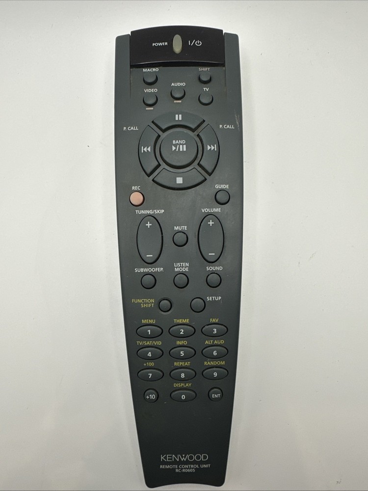 Kenwood Remote Control Unit RC-R0605 Audio Video Surround Receiver 1070VR 1060VR