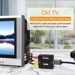 HDMI To RCA AV Adapter Converter Cable CVBS 3RCA 1080P Composite Video Audio