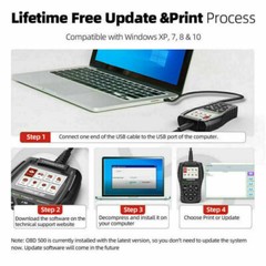 Thinkcar OBD2 Scanner Car Diagnostic Scan Tool Check Engine Fault Code Reader US