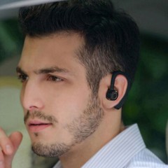 Bluetooth Earpiece Wireless Headset Noise Cancelling Headphones Driver Trucker-