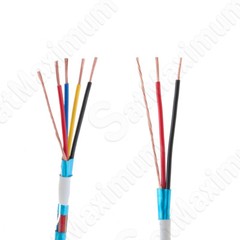 SHIELDED Security ALARM Cable Stranded / Solid Wire 18 22 AWG 500ft 1000ft WHITE