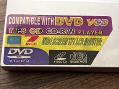 SUPER SP-PD708 7in Portable DVD/VCD/CD/MP3 Player TV Receiver NEW-UNTESTED