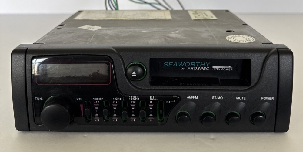Seaworthy SEA-8131 AM FM Stereo Cassette Player by Prospec USA Rare Vintage